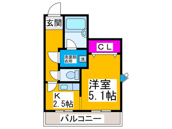 ヴィラナカヤマの物件間取画像